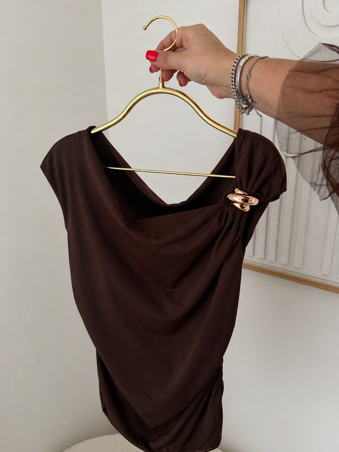 Haut eva marron
