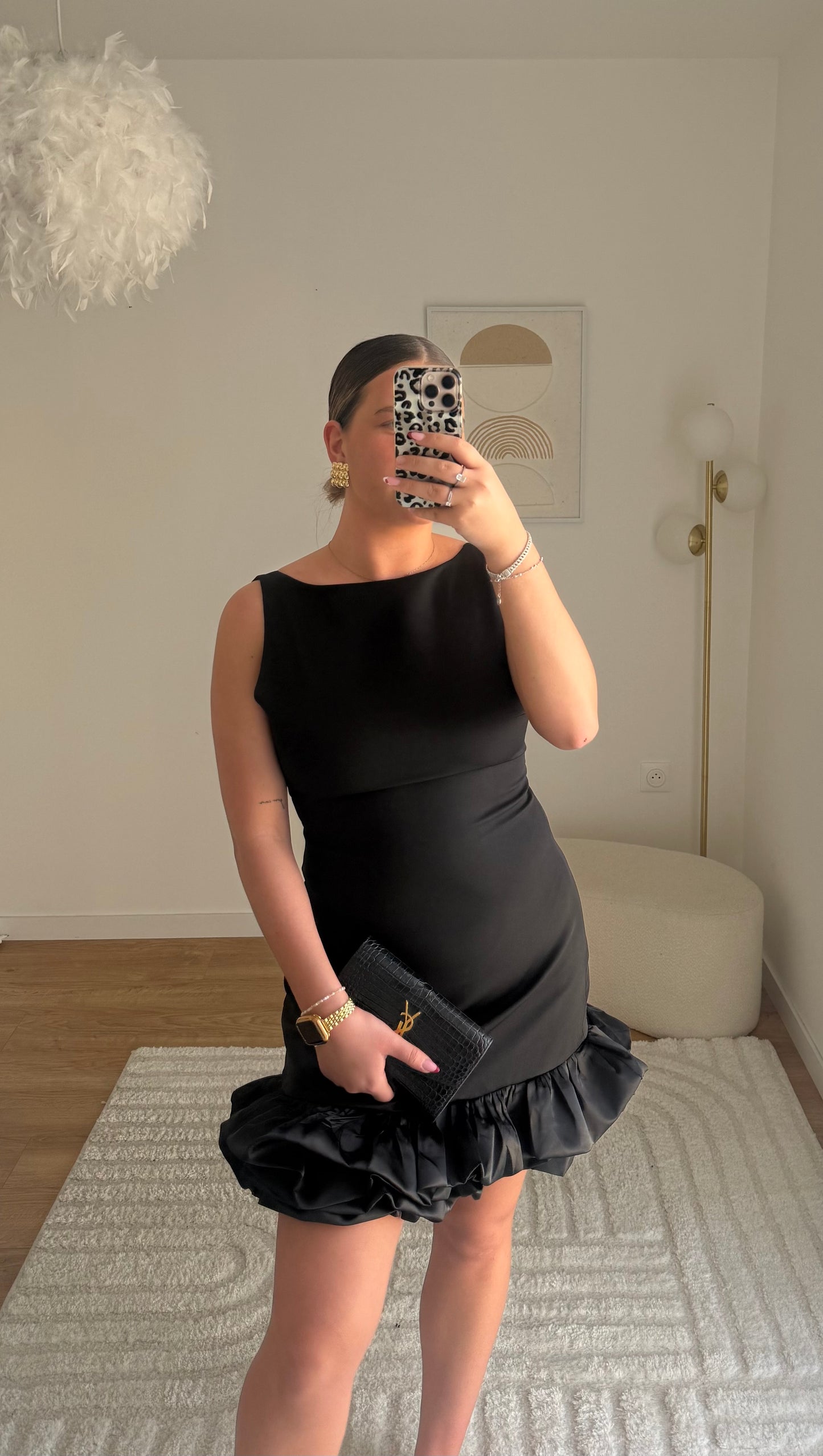 Robe volant noir