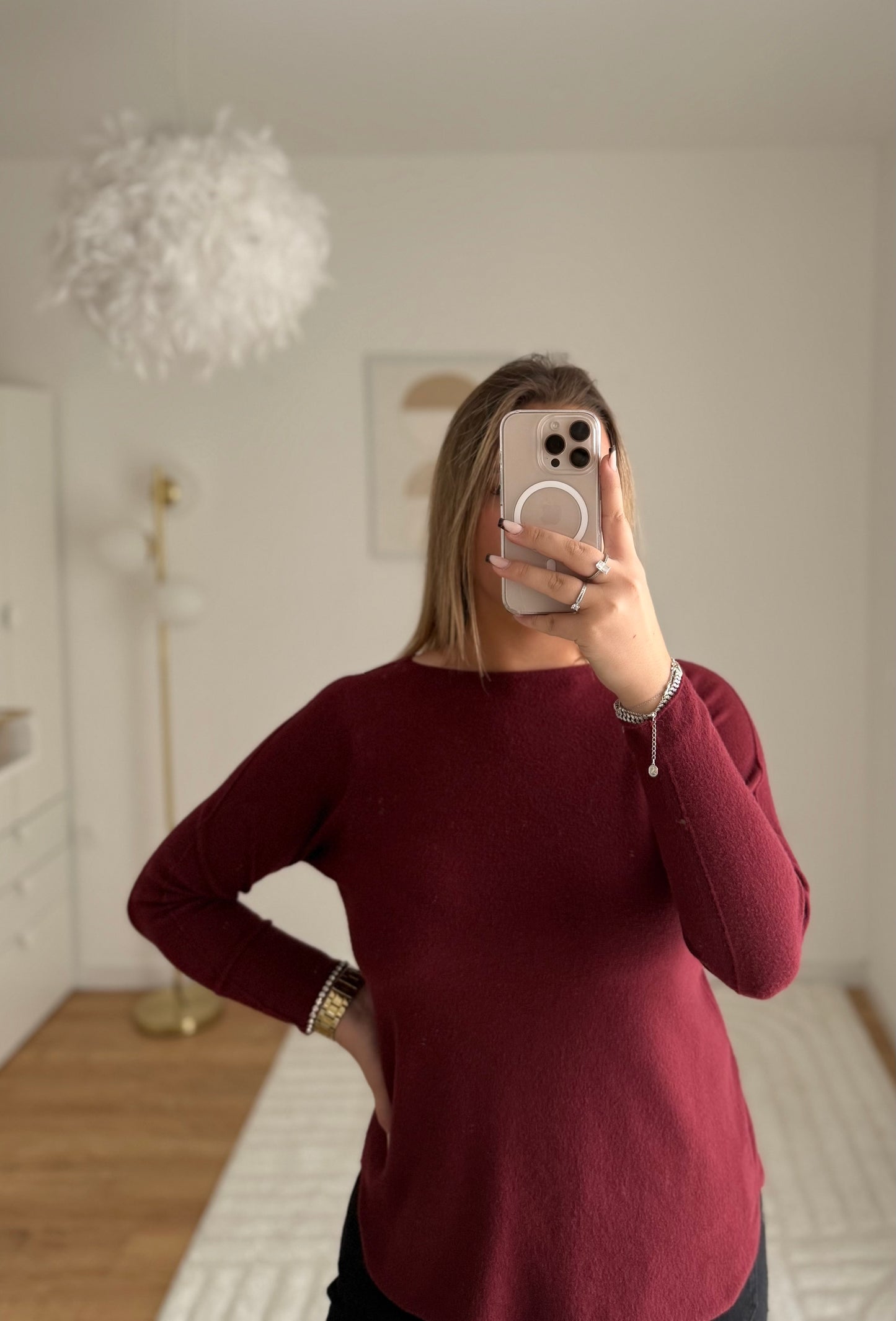 Pull bordeaux