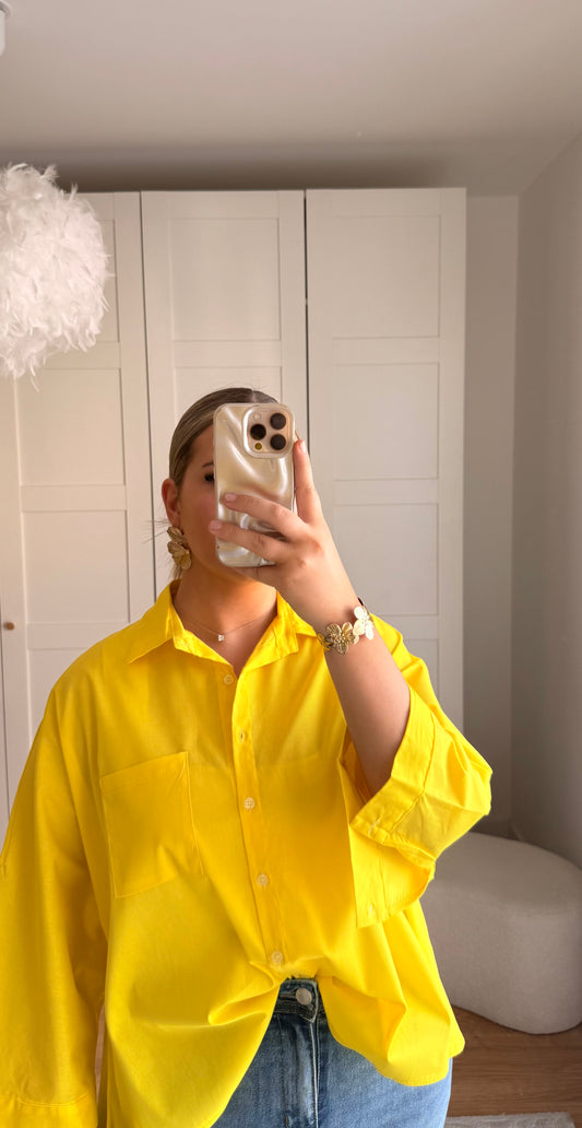 Chemise oversize jaune 💛