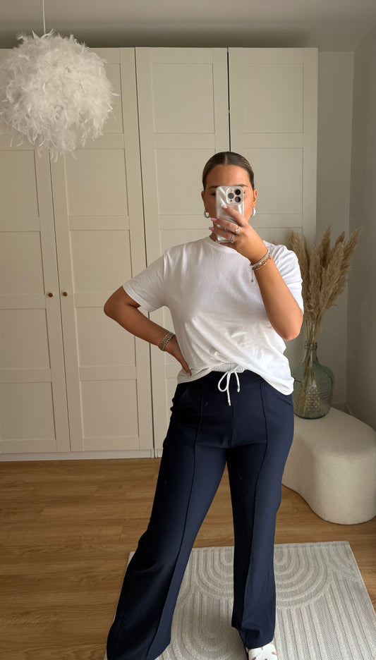 Pantalon bleu inspi zara