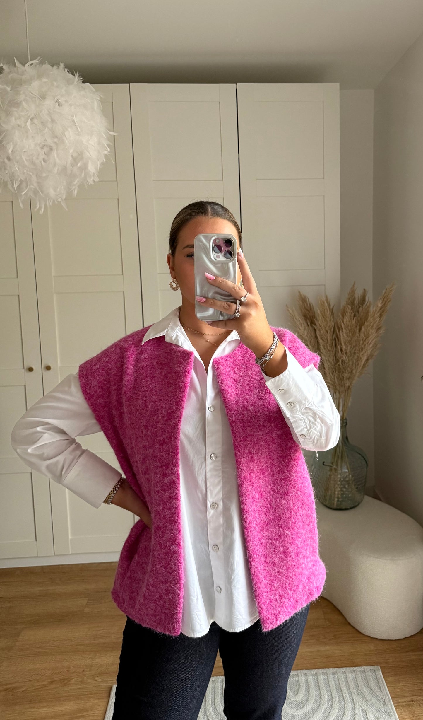 Veste sans manche - rose
