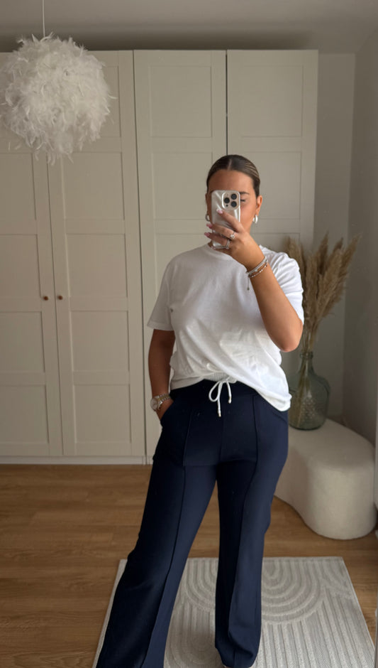 Pantalon bleu inspi zara
