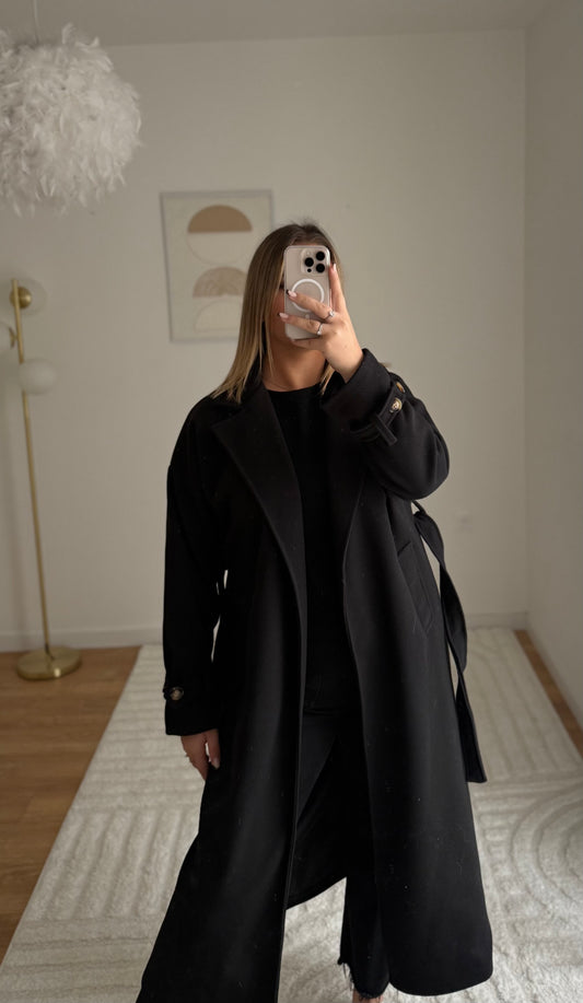 Manteau long noir