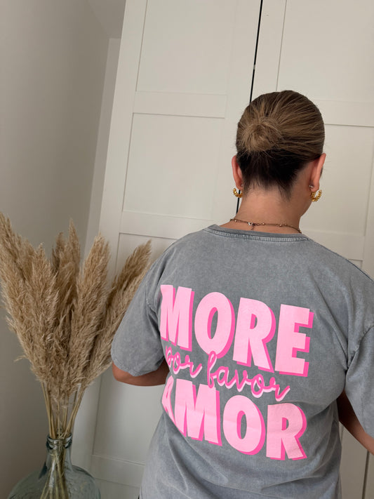 T-shirt amor - gris