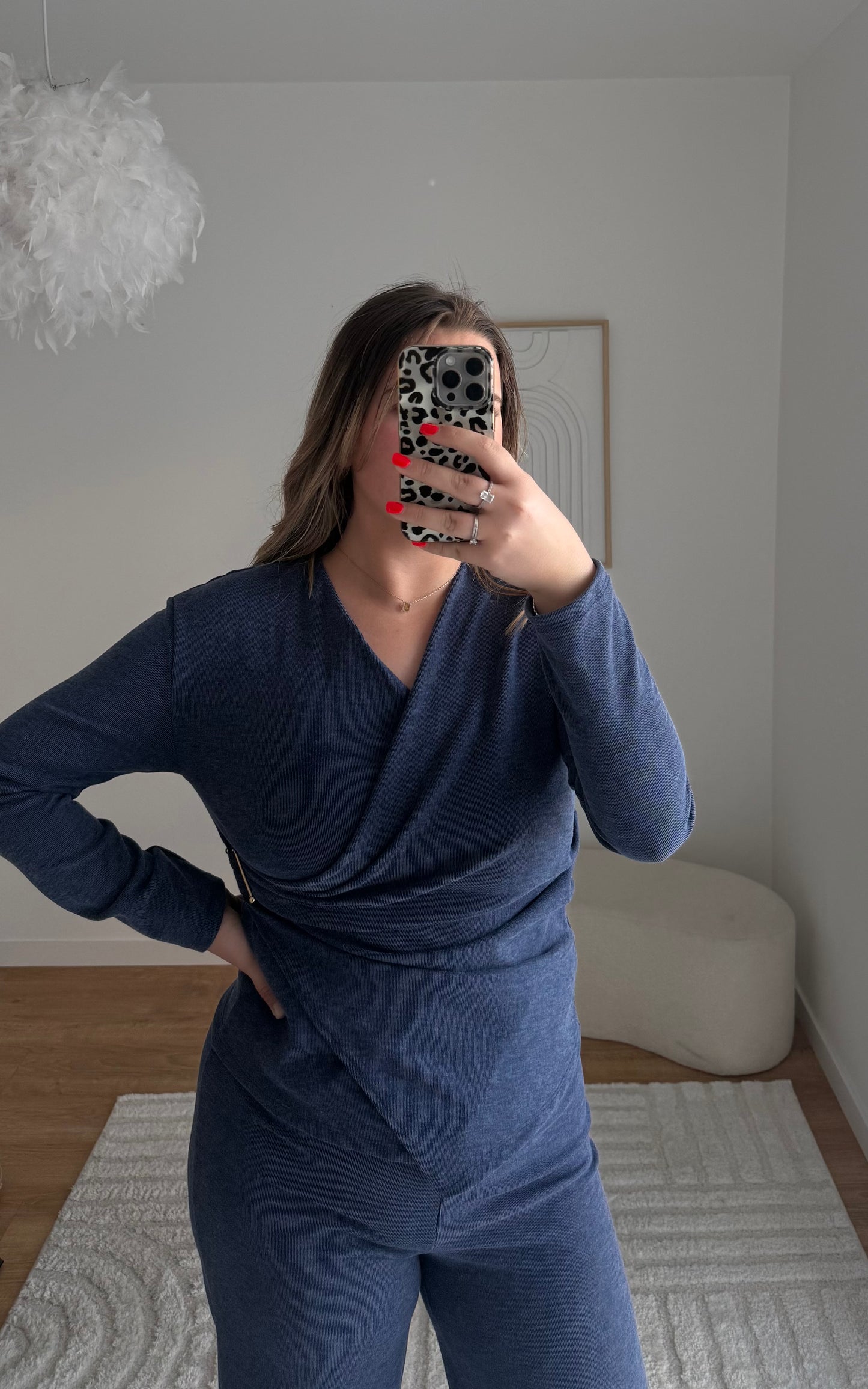 Ensemble lili bleu
