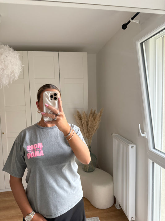 T-shirt amor - gris