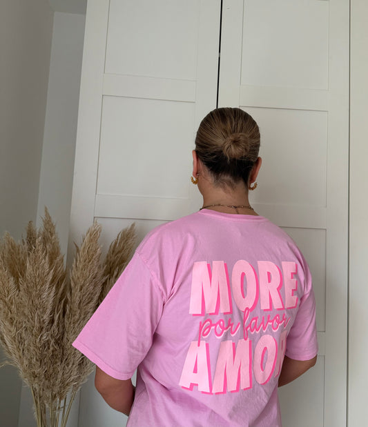 T-shirt amor - rose