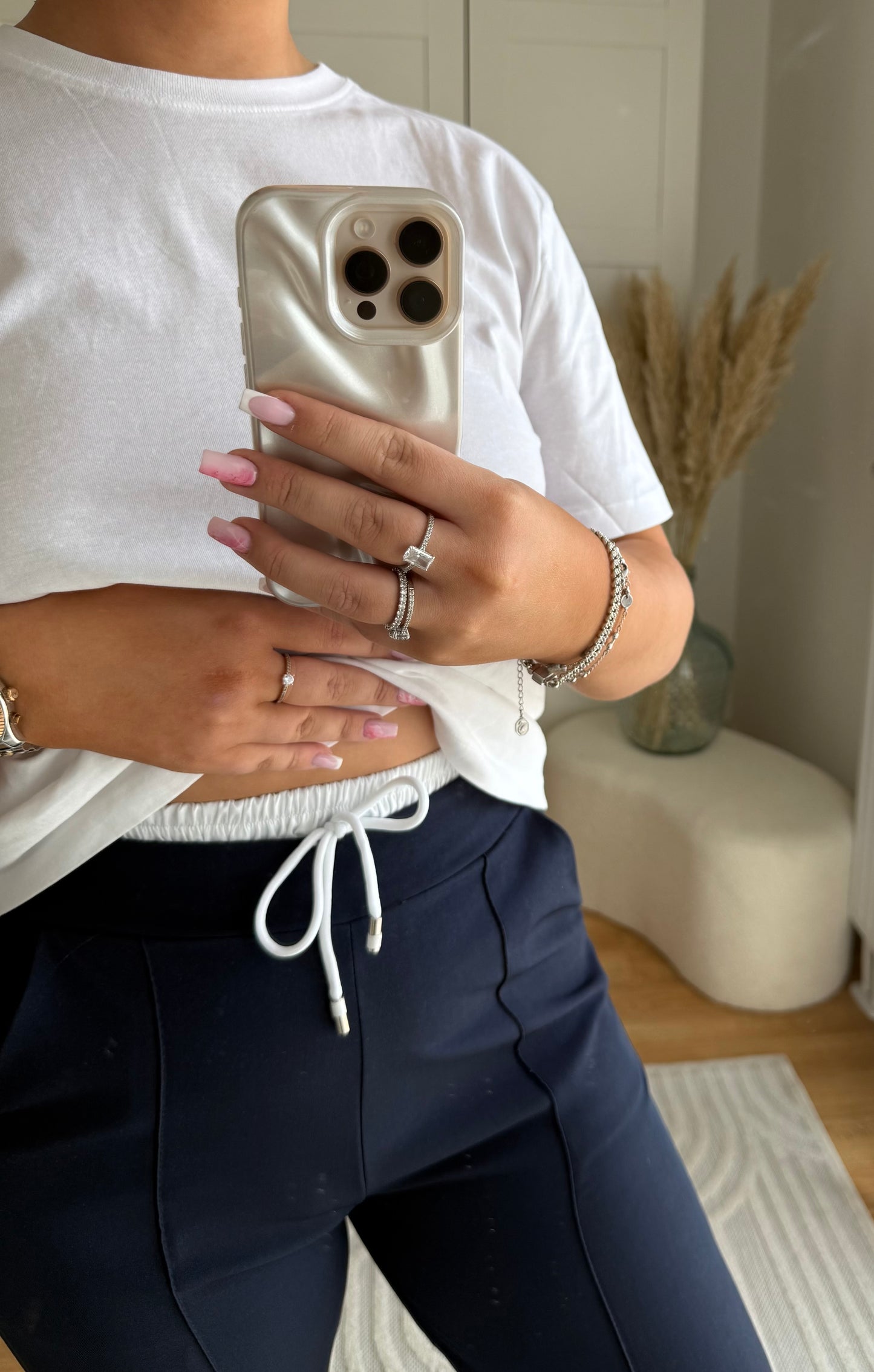 Pantalon bleu inspi zara
