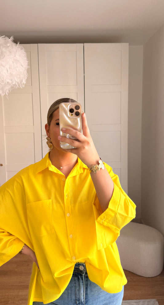 Chemise oversize jaune 💛