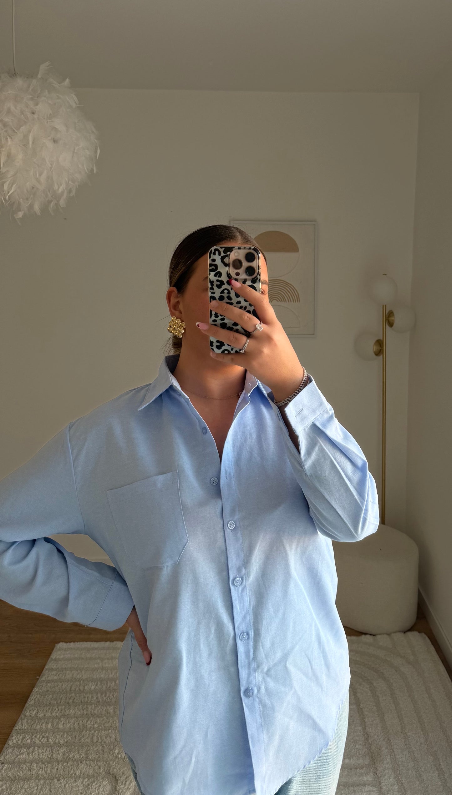 Chemise bleu