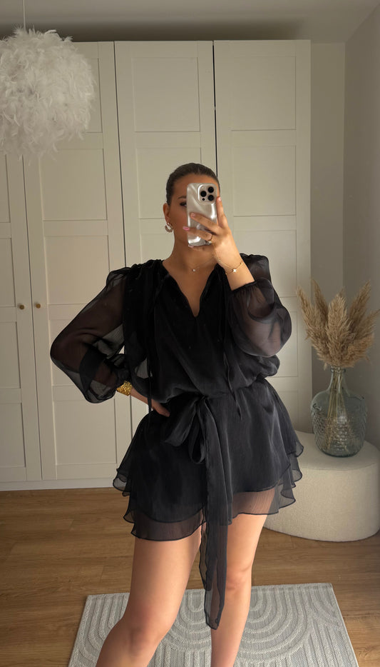 Robe organza noir