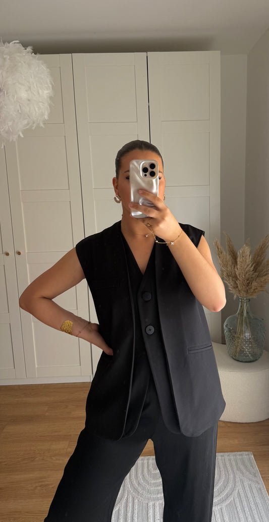Blazer sans manche - noir
